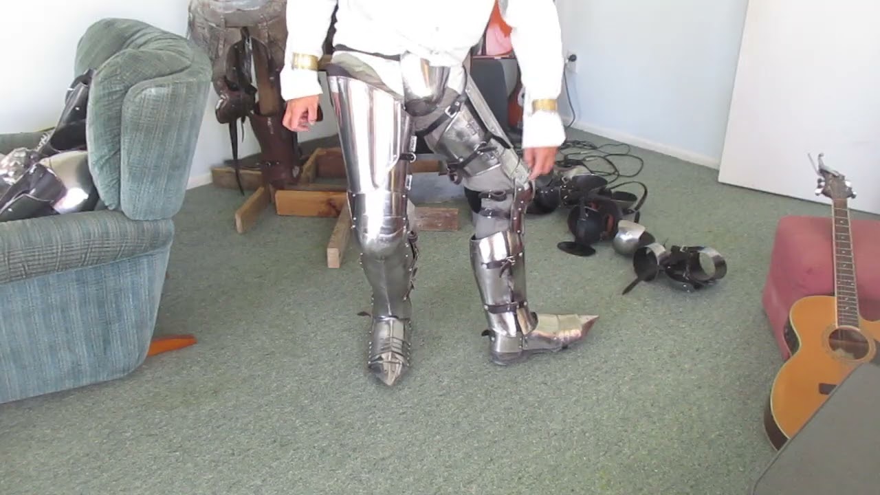 How long does it take to put on medieval armour by yourself?