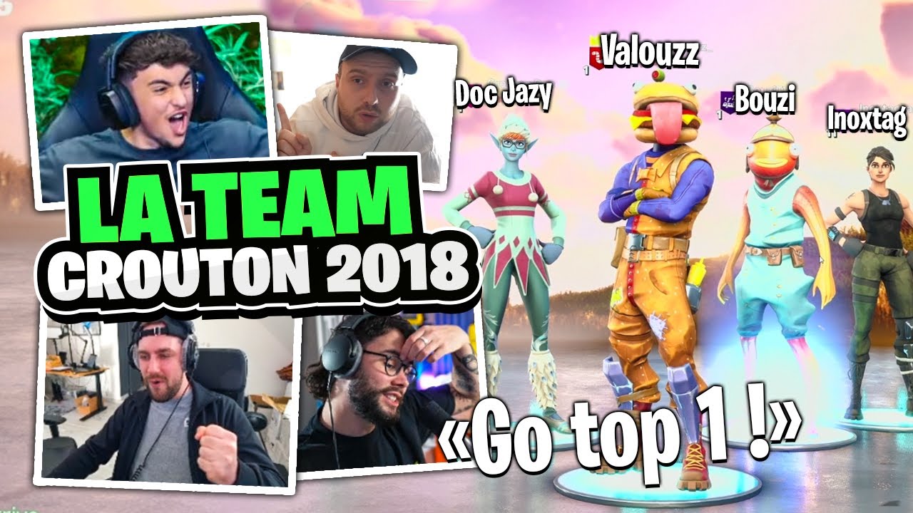 On reforme la squad de 2018 pour le mode sans construction sur Fortnite ! (Bouzi, Inox, Doc Jazy)