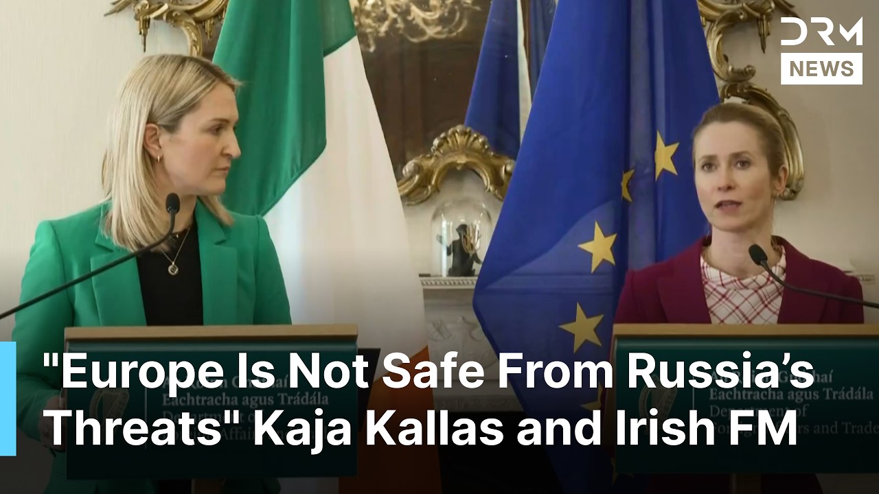 Kaja Kallas & Irish FM Unveil 21st EU Russian Sanctions Package, Talk Ukraine Support, Defense |AC1N