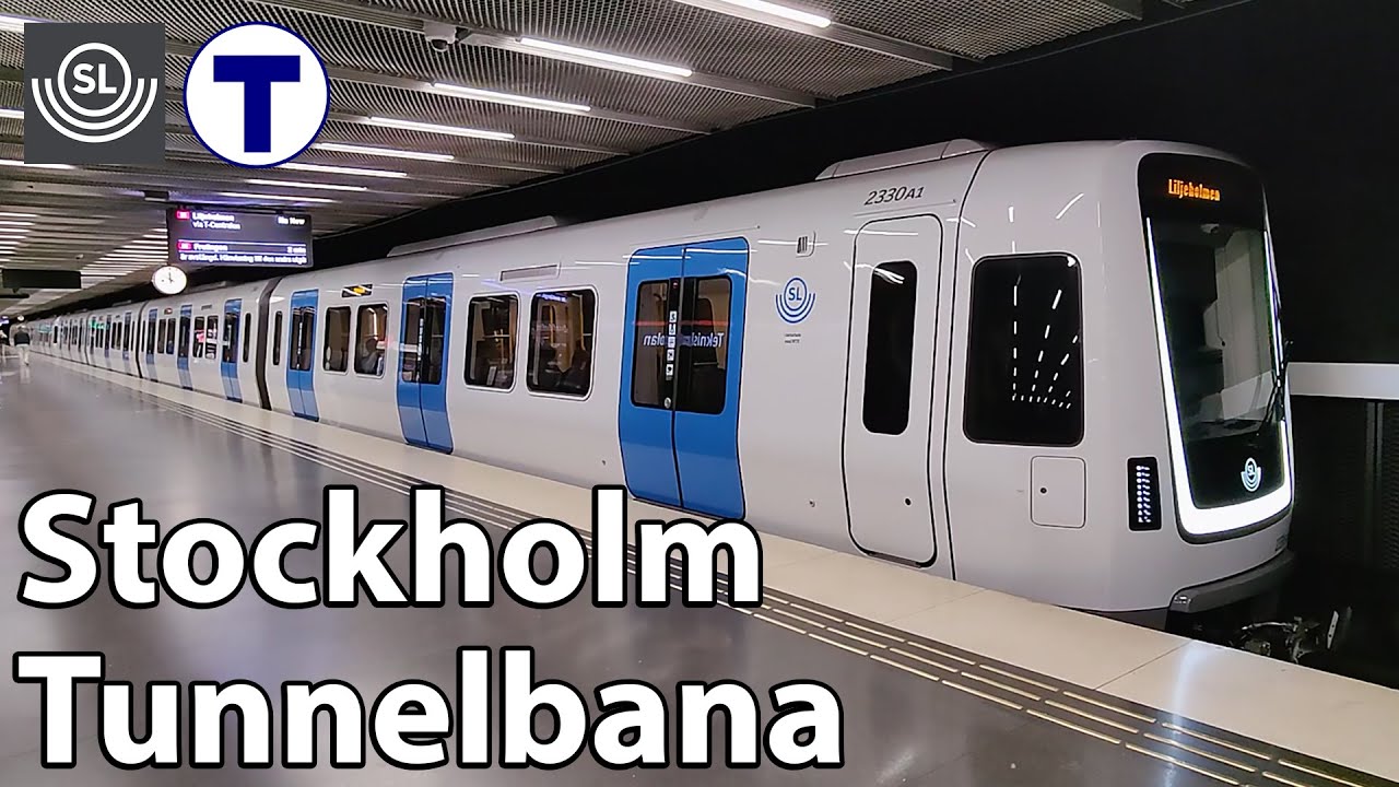 Scenes from the Stockholm Tunnelbana (Stockholm Metro)