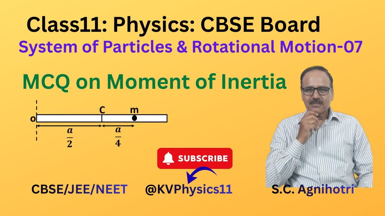 Multiple Choice Questions on Moment of Inertia