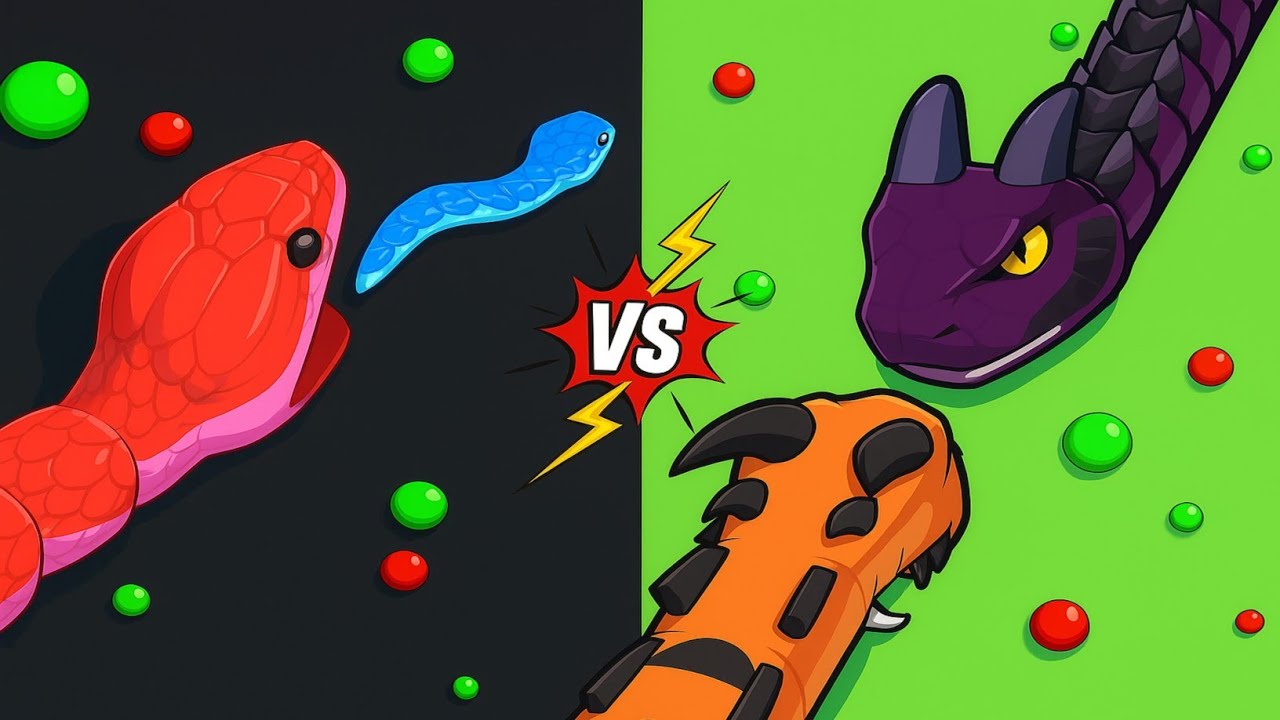 Snake Clash.io 🔥 Snake Clash Vs Snake Hero 🐍 MAX LEVEL EPIC SNAKE CLASH🐍 #47