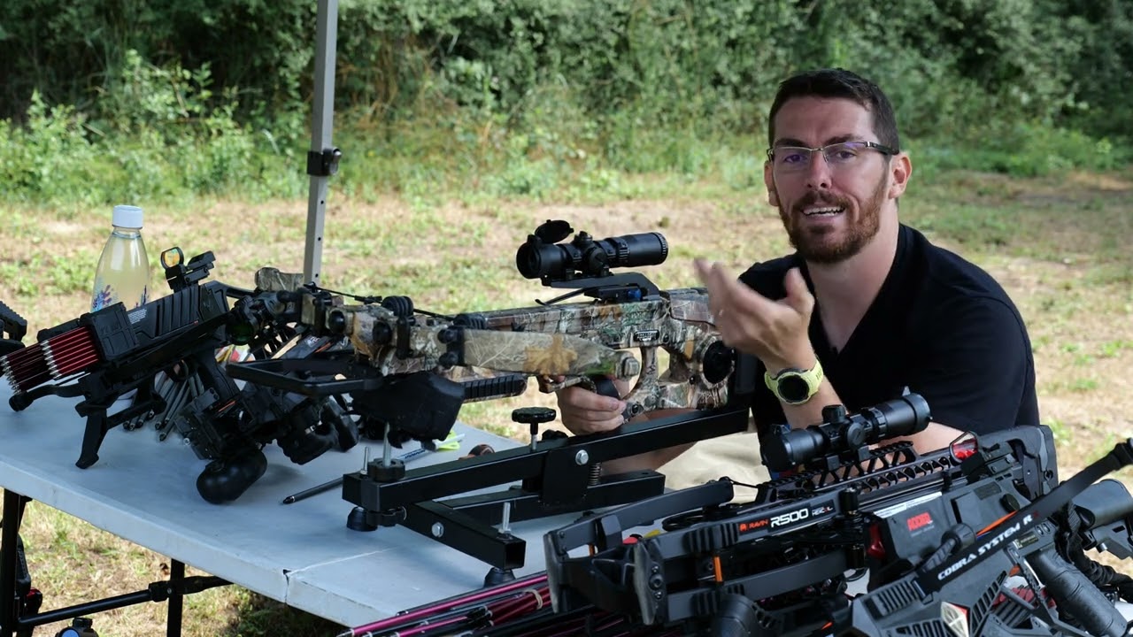 Tir en Ext&eacute;rieur avec l'arbal&egrave;te Excalibur Assassin 400 / Le z&eacute;rotage par Hattila