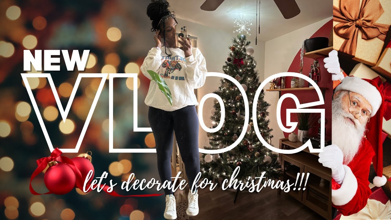 OVER 40 VLOG | LET'S DECORATE FOR CHRISTMAS!