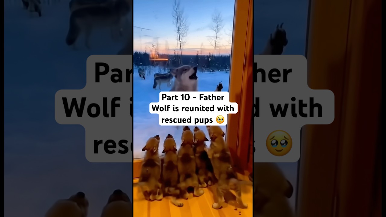 I couldn&rsquo;t believe it when it happened🥺 #wolf #sad #animals #puppy #rescue #rip