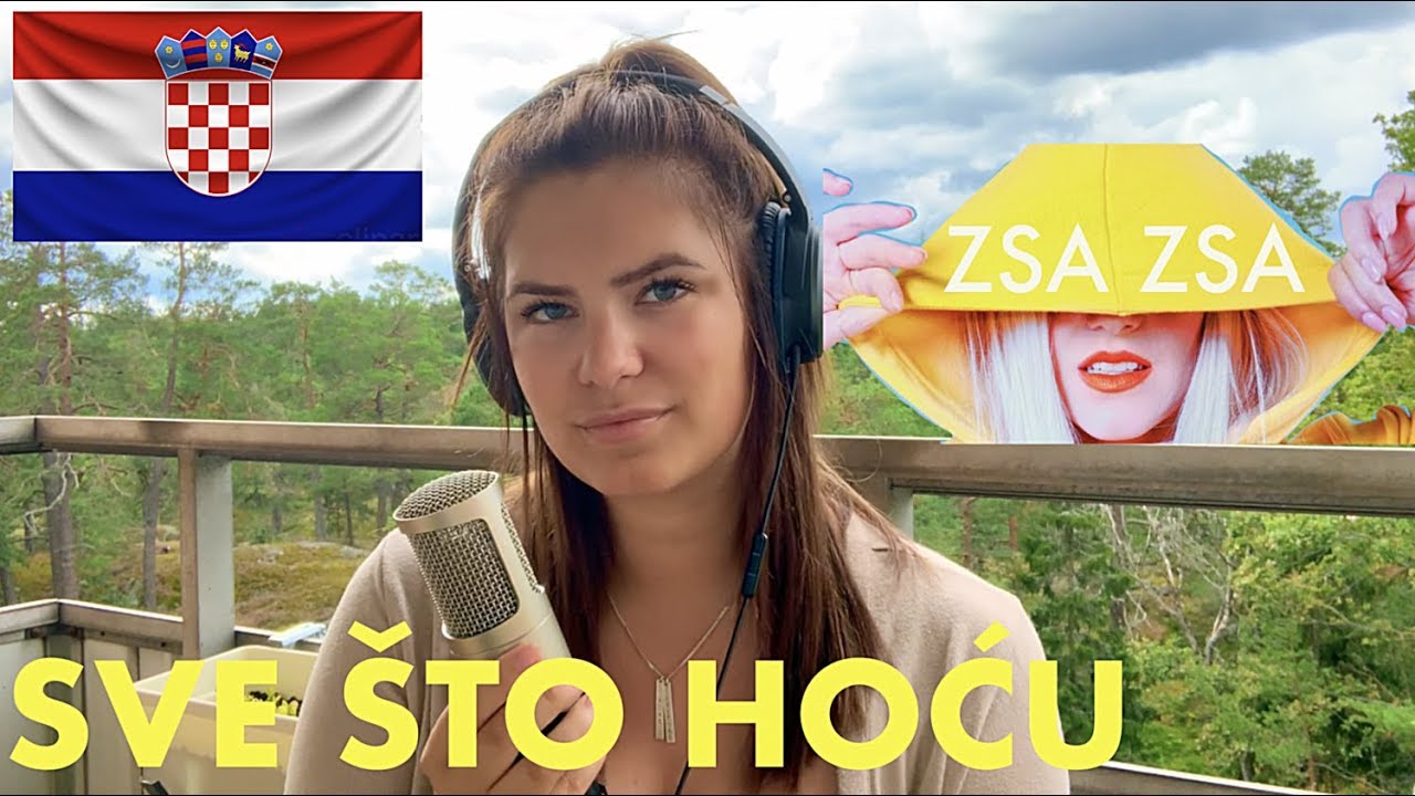 SVE ŠTO HOĆU cover (Swedish girl singing in Croatian)