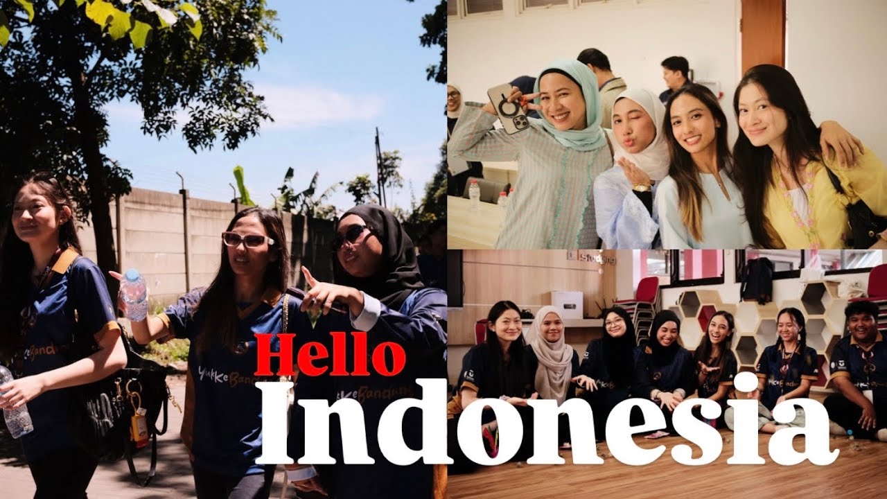 BANDUNG VLOG 🇮🇩: cultural exchange SMA Telkom | trying wingstop!!