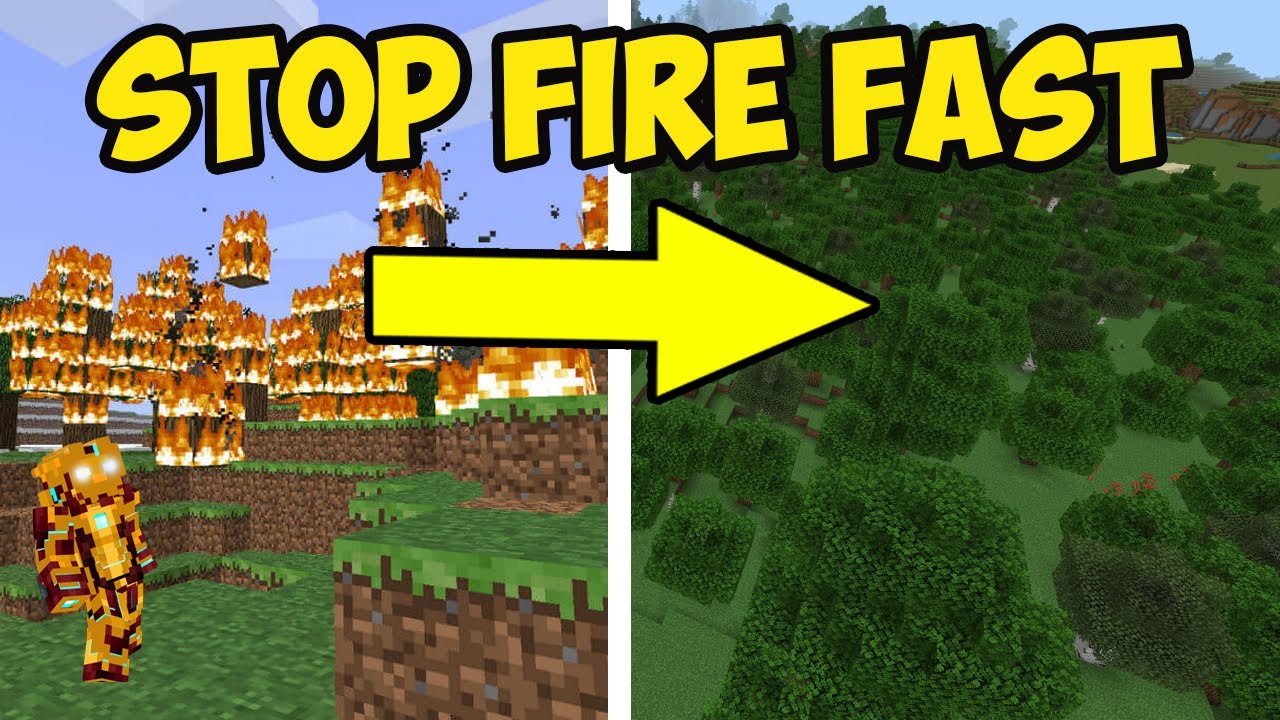 Minecraft how to to turn off fire spread FAST (EASY)