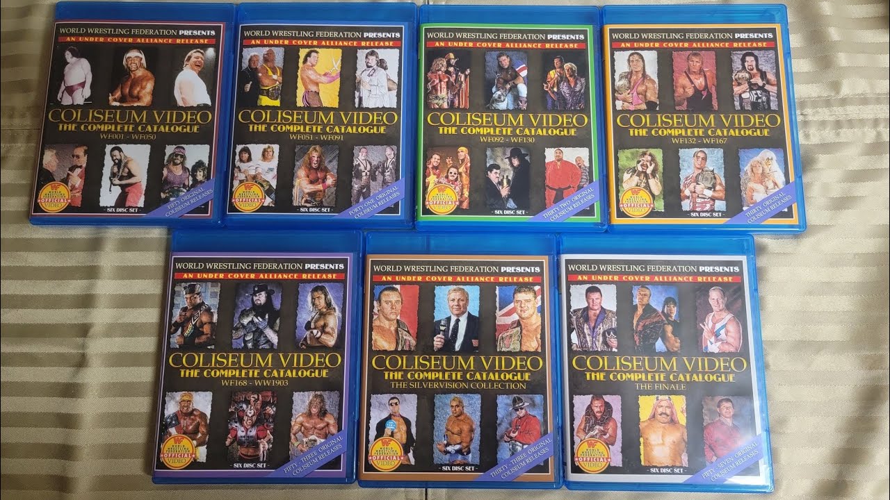 WWF Coliseum Video Complete Catalogue Blu Ray Review - 400 Original Releases!!