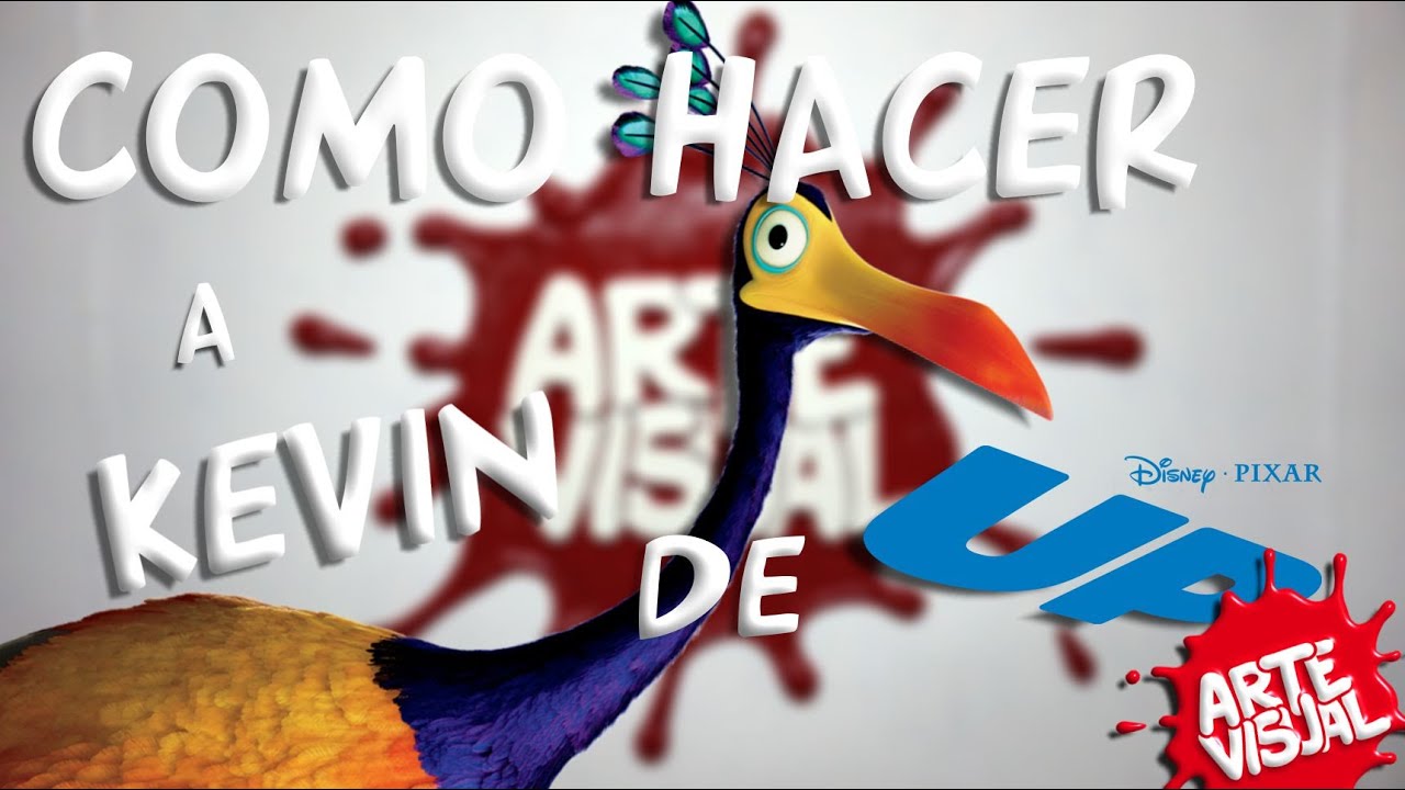 ARTE VISUAL - COMO HACER A KEVIN de UP #Disney #Pixar #UpMovie
