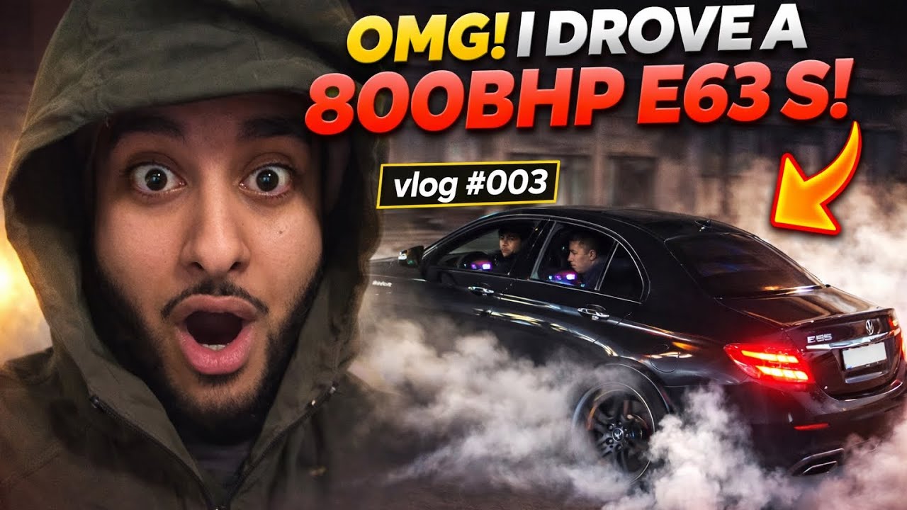 Terrorising the streets in a 800BHP E63s