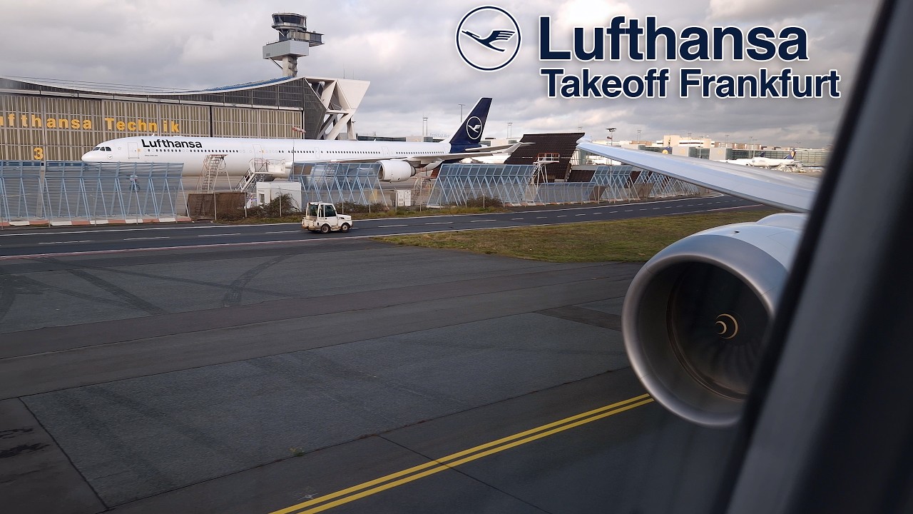 [4K] POWERFUL! Lufthansa Boeing 787-9 ✈ Takeoff Frankfurt