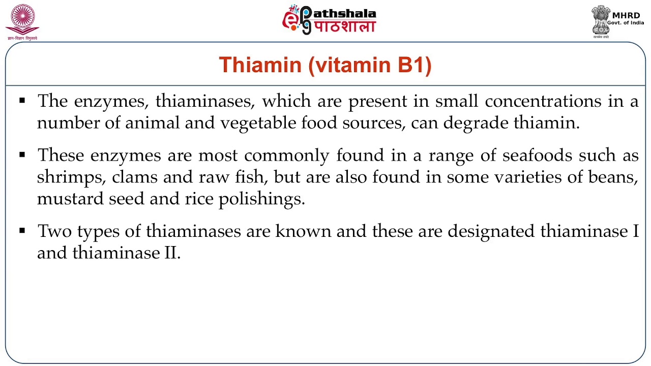 Water soluble Vitamins: Properties, stability and modes of degradation