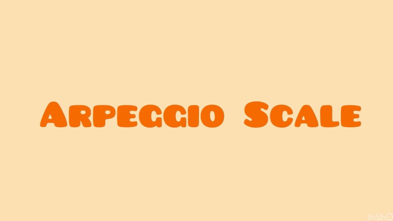 Singing Exercises - Arpeggio Scale