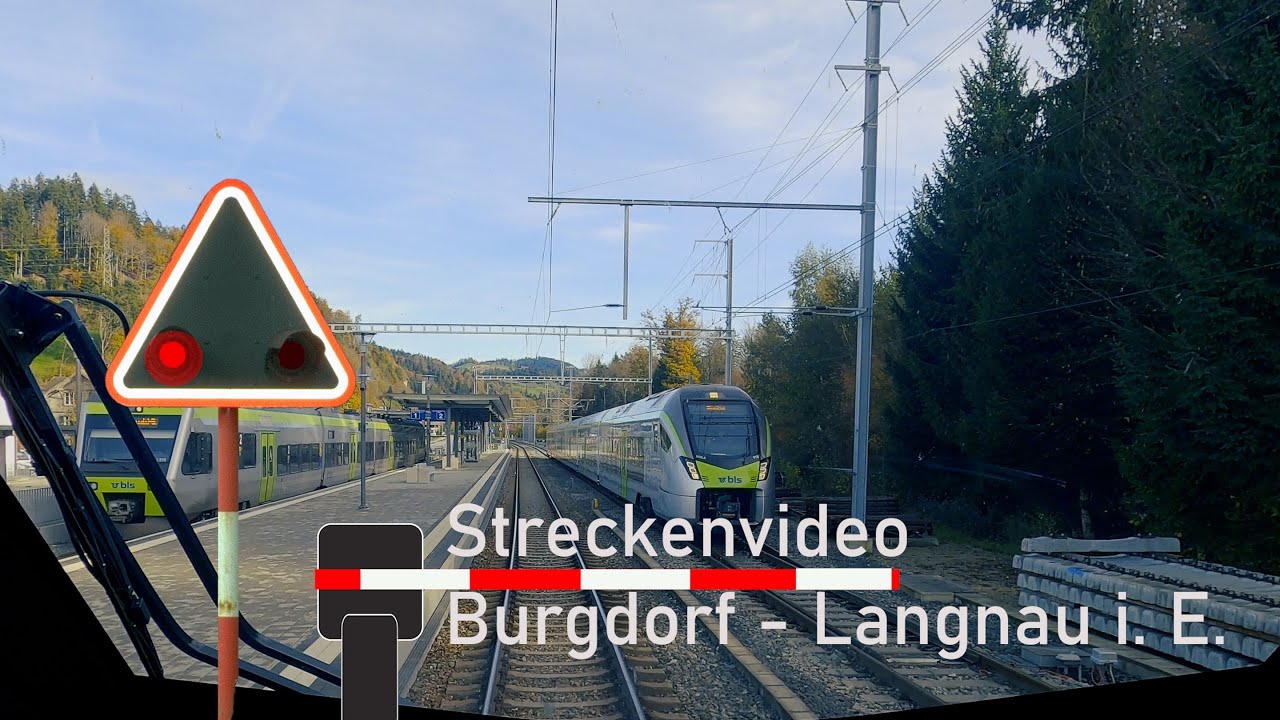 cab ride / Führerstandsmitfahrt S4 Burgdorf - Langnau i. E.