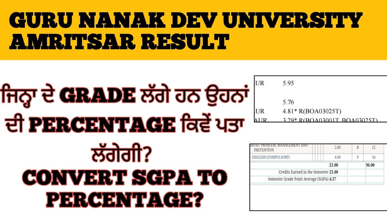 Gndu new update| Gndu how to convert sgpa into percentage| Gndu latest update| Gndu result|