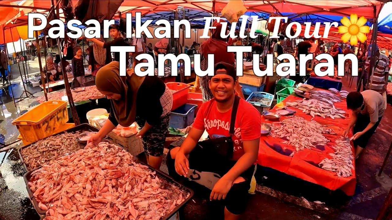 Pasar Ikan Tamu Tuaran FULL TOUR😎Mari kita explore semua gerai seafood di sini gais🐟murah murah 👏✌️