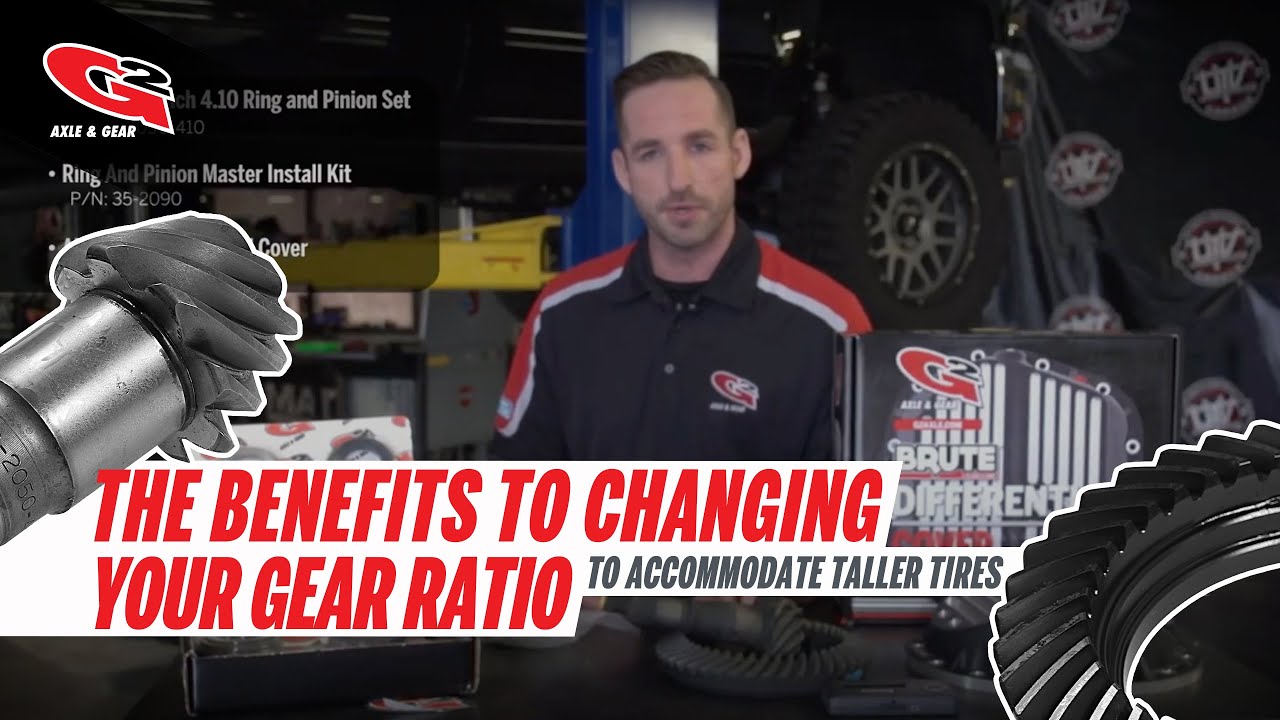 The Benefits to Changing Your Gear Ratio to Accommodate Taller Tires