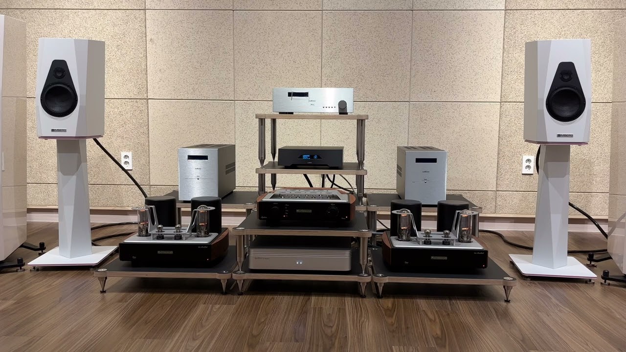 빔베르그아메아(Vimberg Amea)와 마스터사운드모노블럭 845 파워앰프(MasterSound MonoBlock 845), 스펙트로(Spettro)프리앰프의 조합