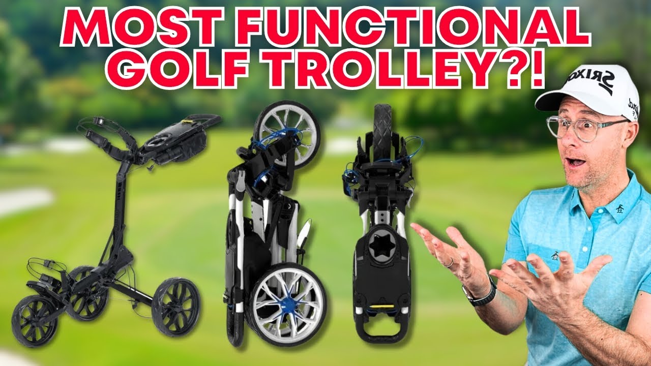 Самая тонкая тележка для гольфа? Bagboy Slimfold Golf Push Trolley