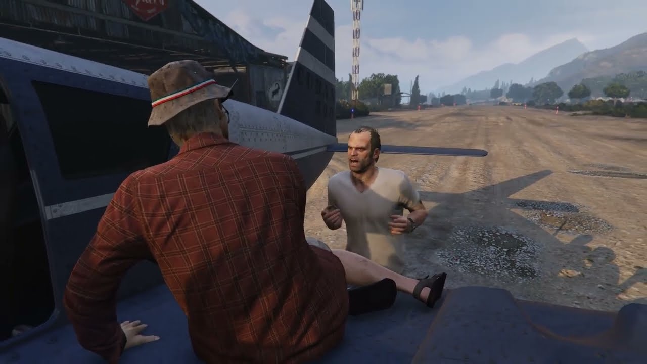 Grand Theft Auto 5 Mission #16 Nervous Ron - GTA5
