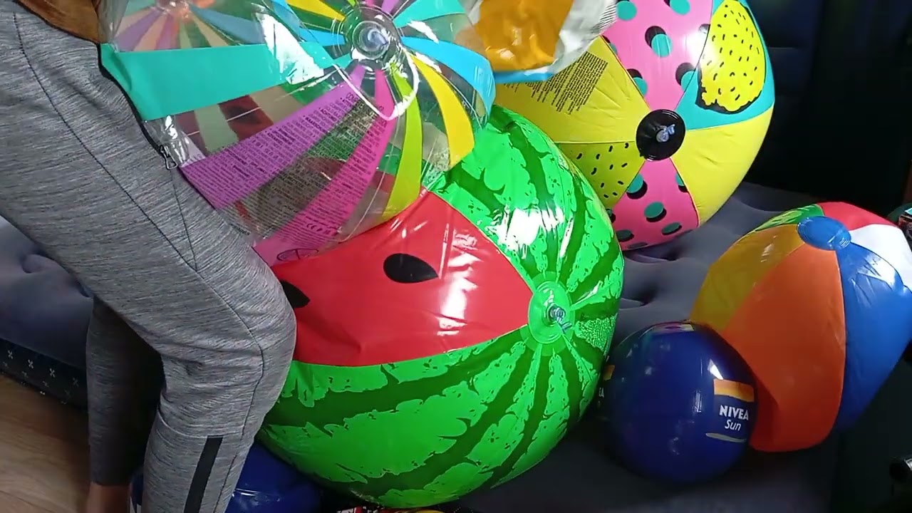 Deflatable beach ball part1