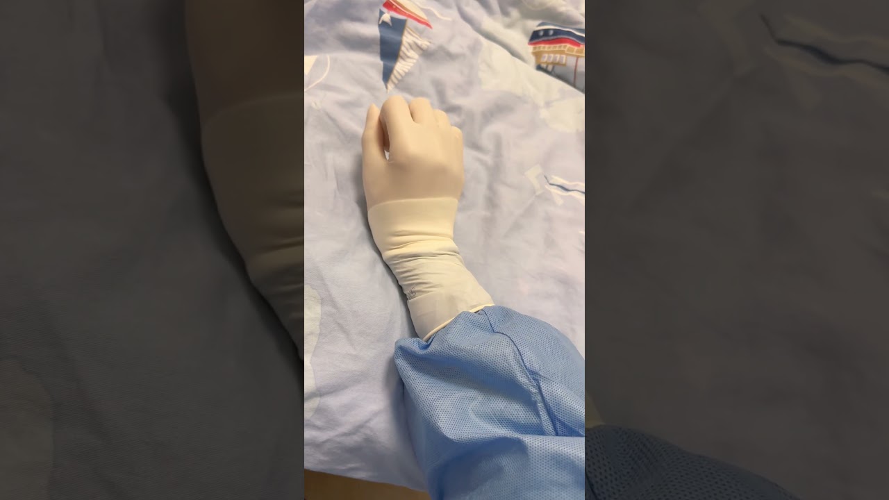 These are Ansell latex gloves.