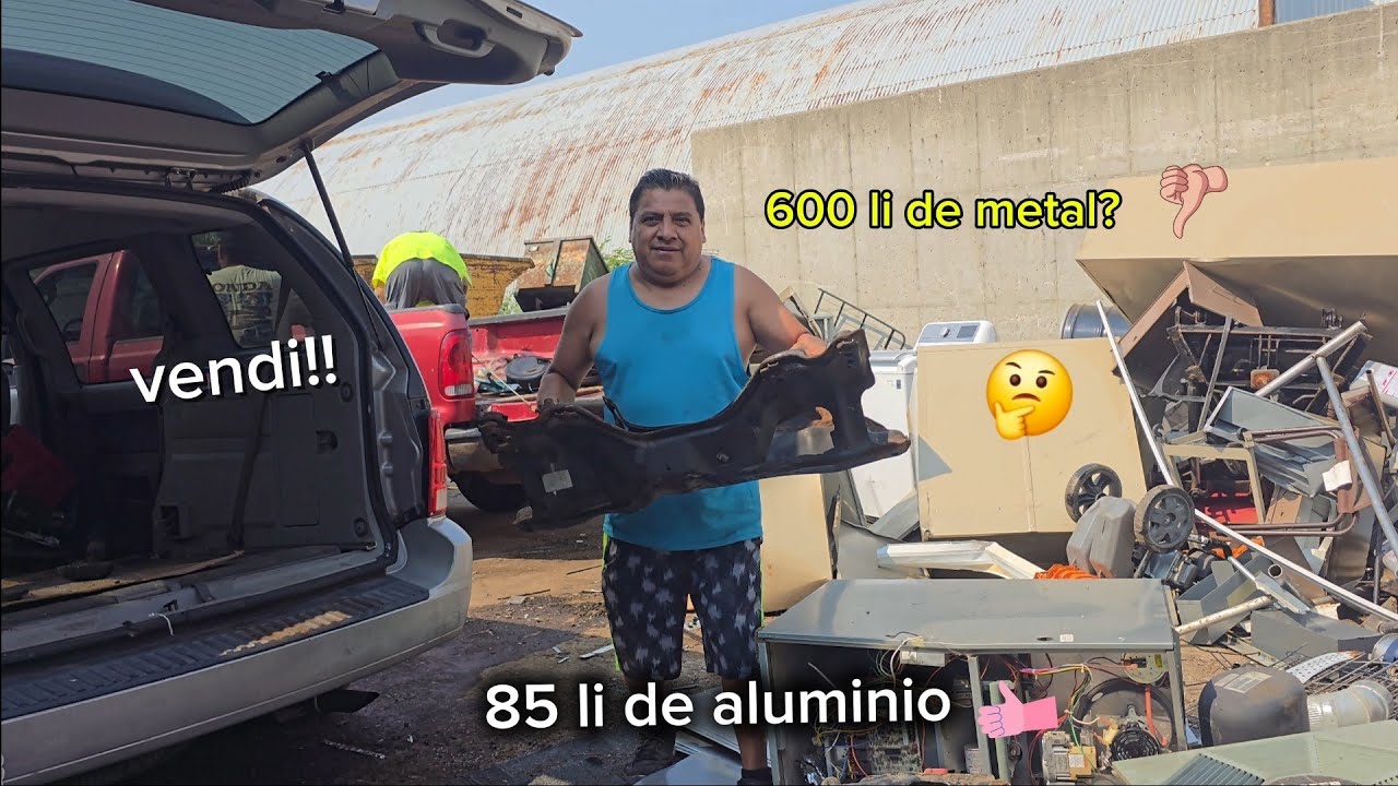Vendí 600 li. De METAL  y 85 li.de ALUMINIO! cual es mejor?#latasdealuminio 