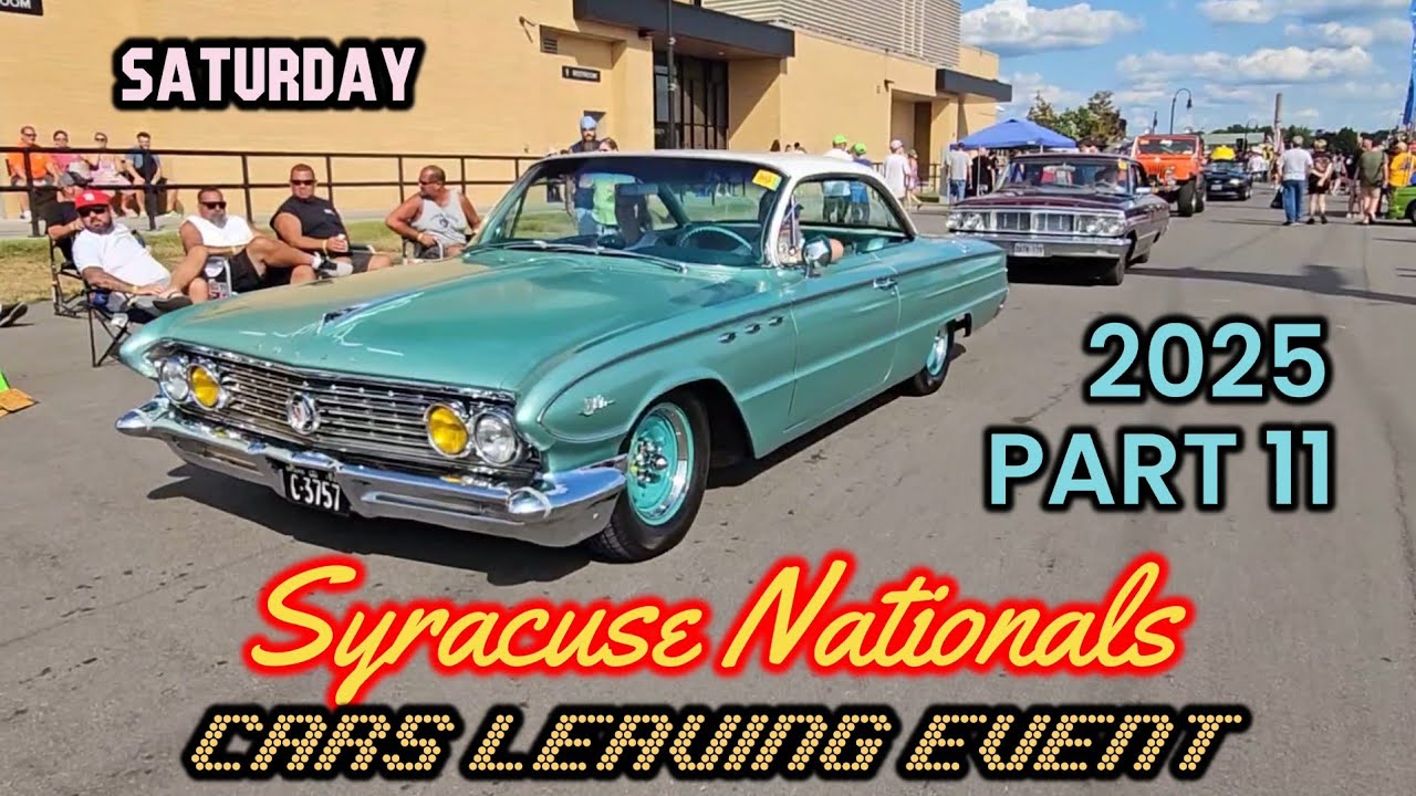 Syracuse Nationals 2025 - Part 11 Cars Leaving Event