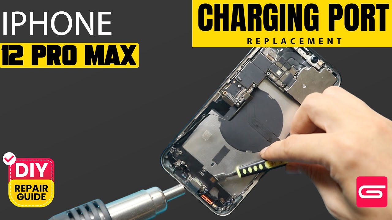 Замена шлейфа зарядного порта iPhone 12 Pro Max