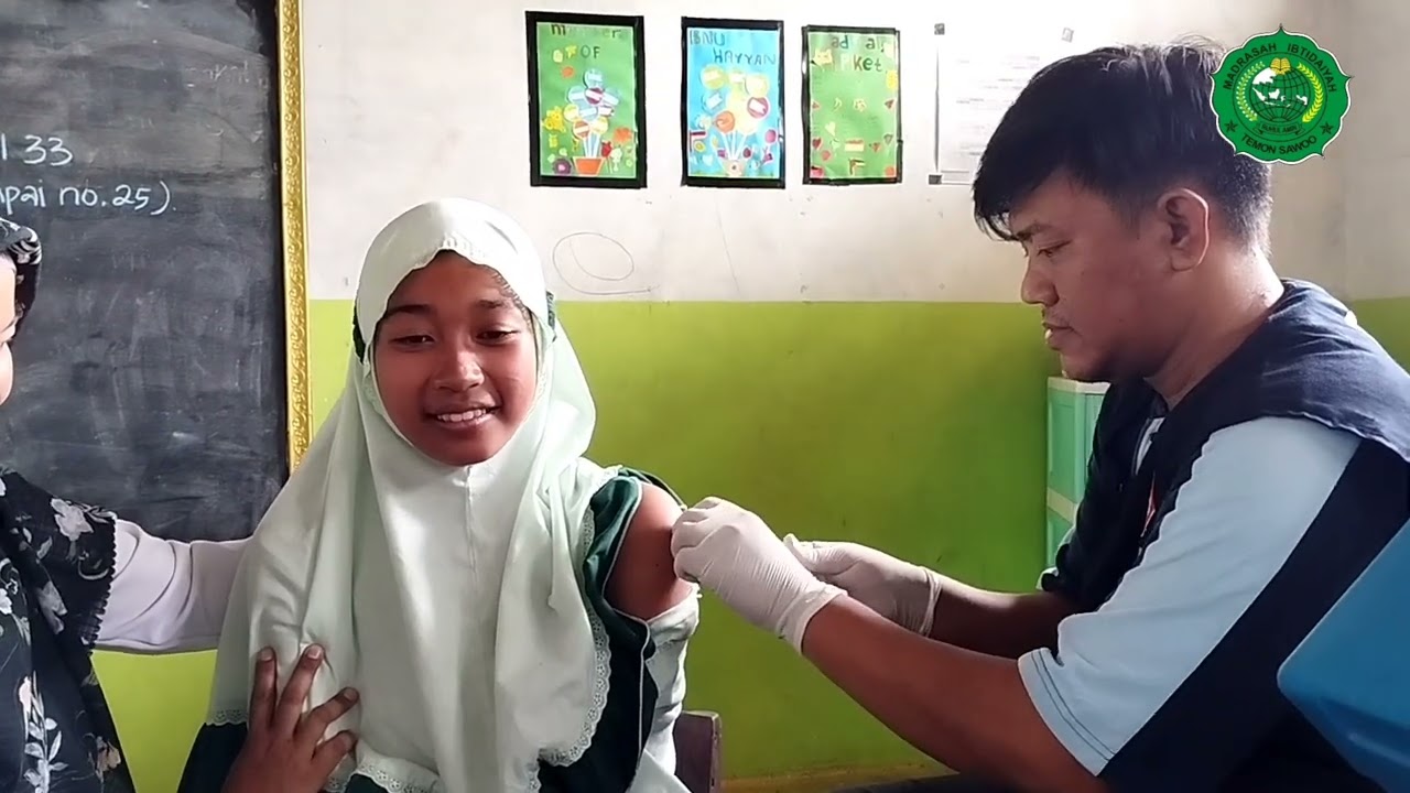 IMUNISASI HPV UNTUK SISWI KELAS 5 DAN 6 MI RUHUL AMIN TAHUN 2024/2025