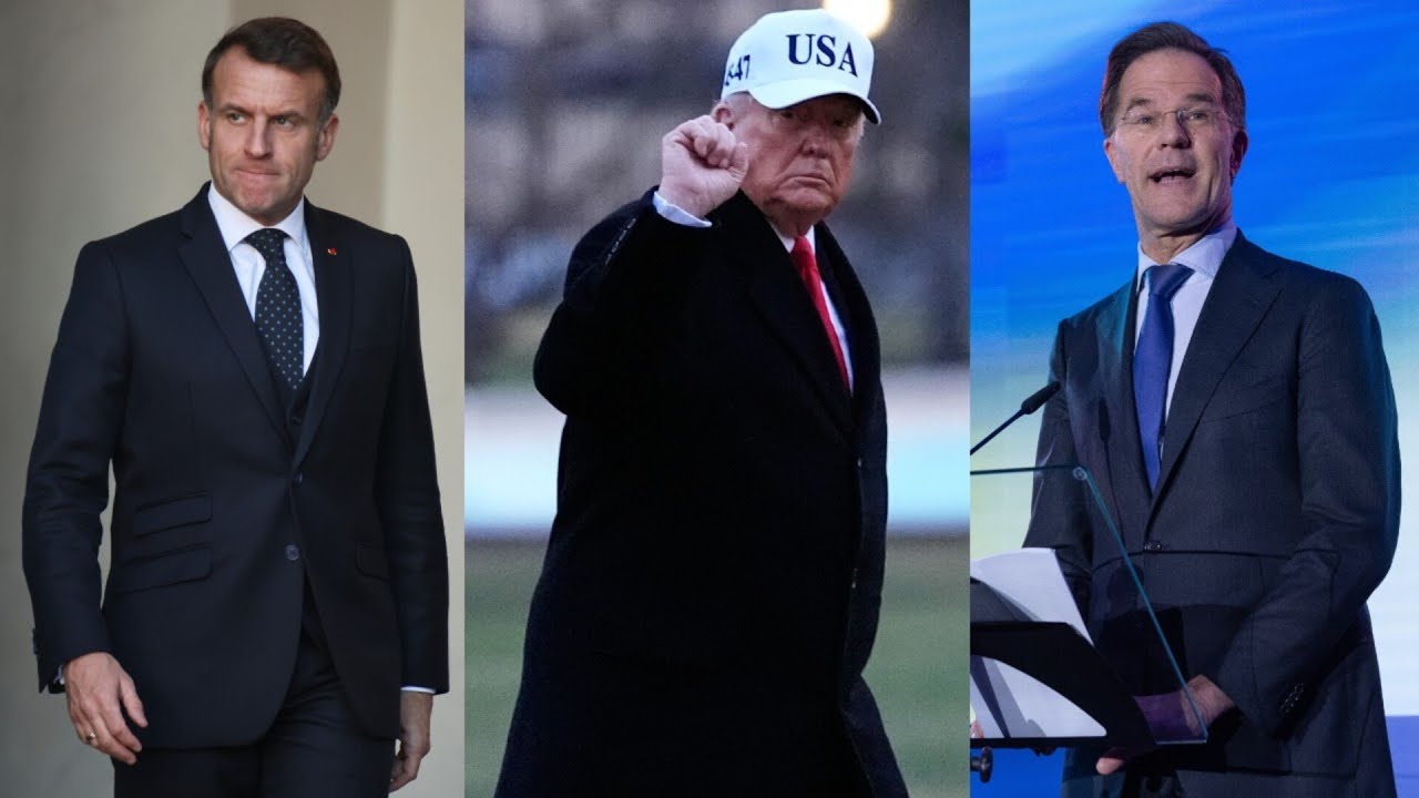 Donald Trump leaks private messages from Emmanuel Macron and NATO&rsquo;s Mark Rutte