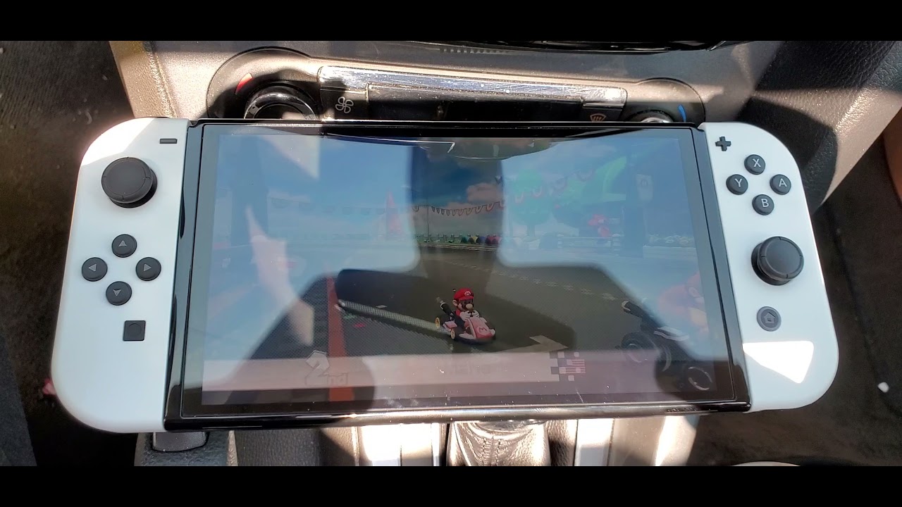 NINTENDO SWITCH OLED DIRECT SUNLIGHT TEST (MAX BRIGHTNESS ON SCREEN)