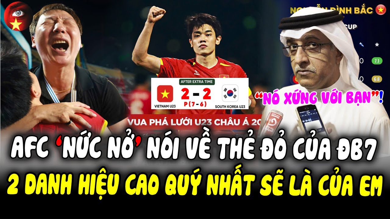 AFC ‘NỨC NỞ’ Nói Về Thẻ Đỏ Của Đình Bắc Thế Này Thì 2 Danh Hiệu Cao Quý Nhất Giải Sẽ Là Của Em Rồi!