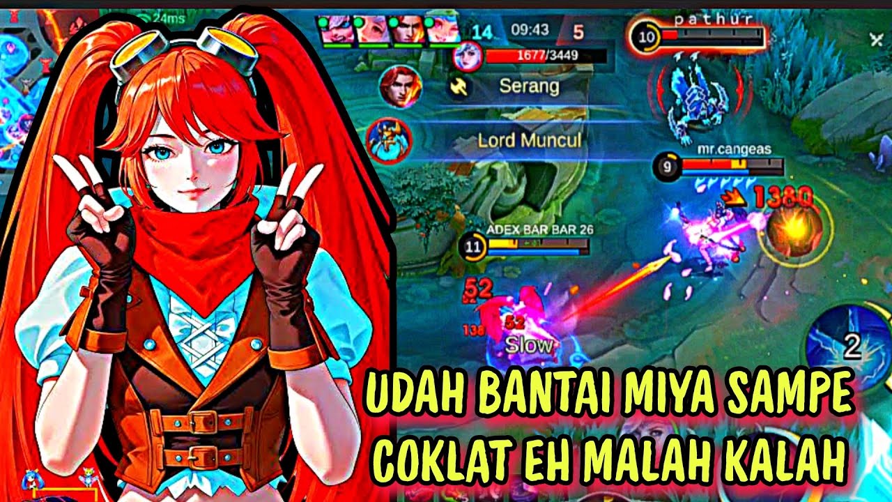 Padahal Layla udah bikin si miya setress ehh tim ku malah defeat 😂 | Layla mobile legends | #mlbb