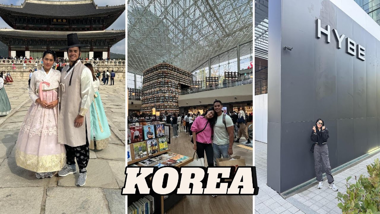 SEOUL,KOREA VLOG 2023 - HYBE, CoEx Mall, Gyeongbokgung Palace, Nami Island and more!!