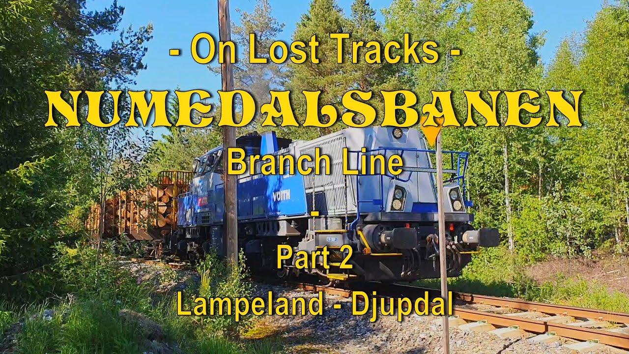 On Lost Tracks - Numedalsbanen Branch Line - Part 2: Lampeland - Djupdal, Norway