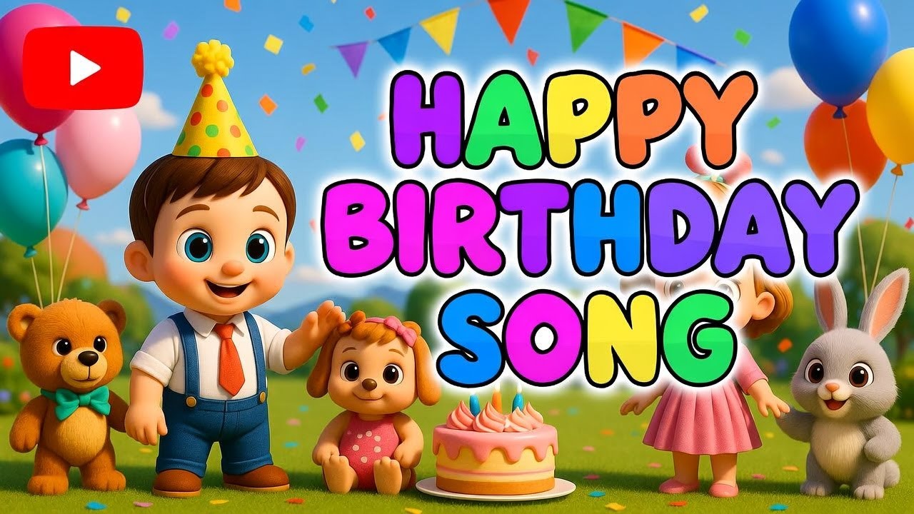 Birthday Song for Children 🎉 | Kids Party Music