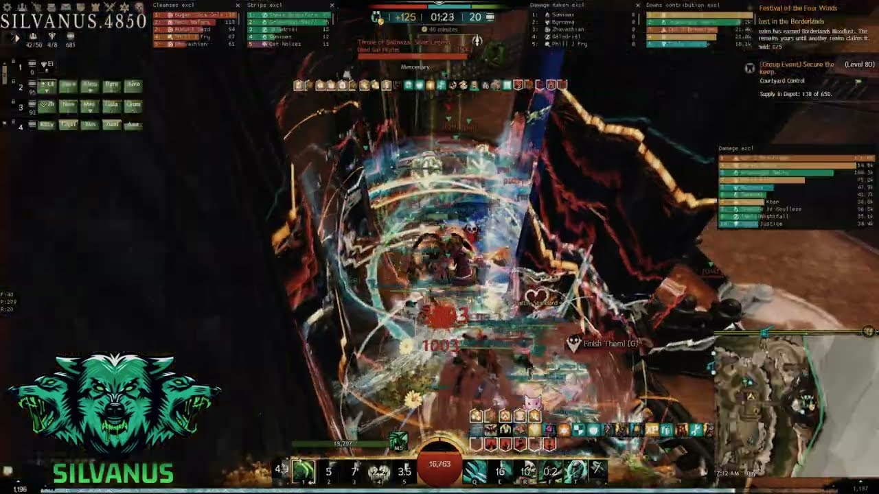 GW2 WvW Silver Power Reaper Clips Running w/ Alliance