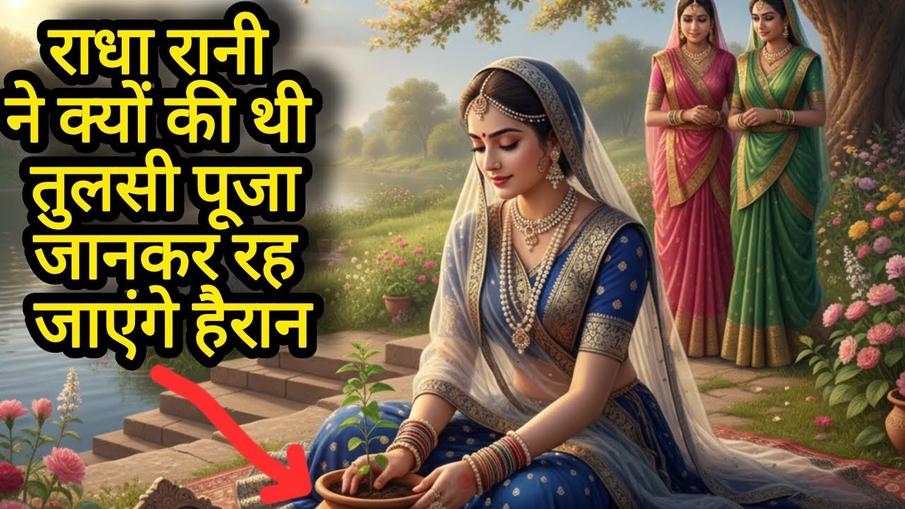 राधा रानी ने क्यों की थी तुलसी पूजा? जानकर रह जाएंगे हैरान Tulsi pujan ka rahasya Shri Krishna