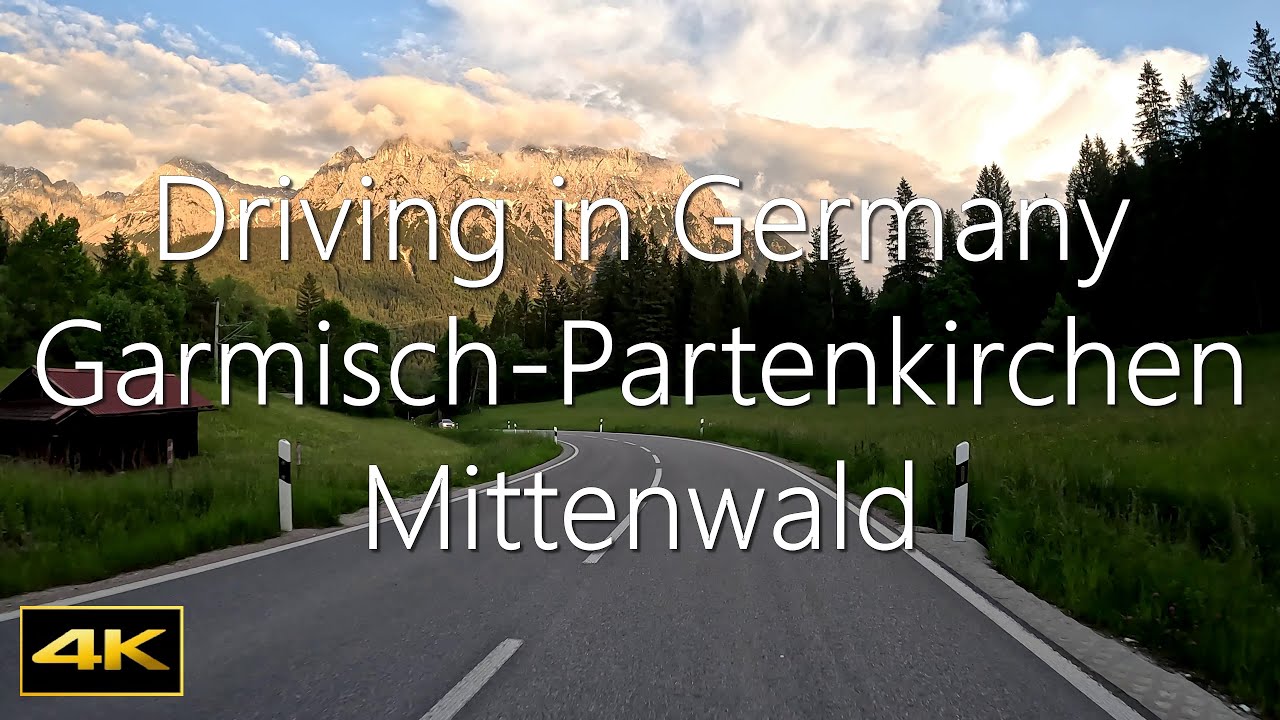 Driving Germany's Most Beautiful Roads || Garmisch-Partenkirchen to MittenWald || Lunito Finland