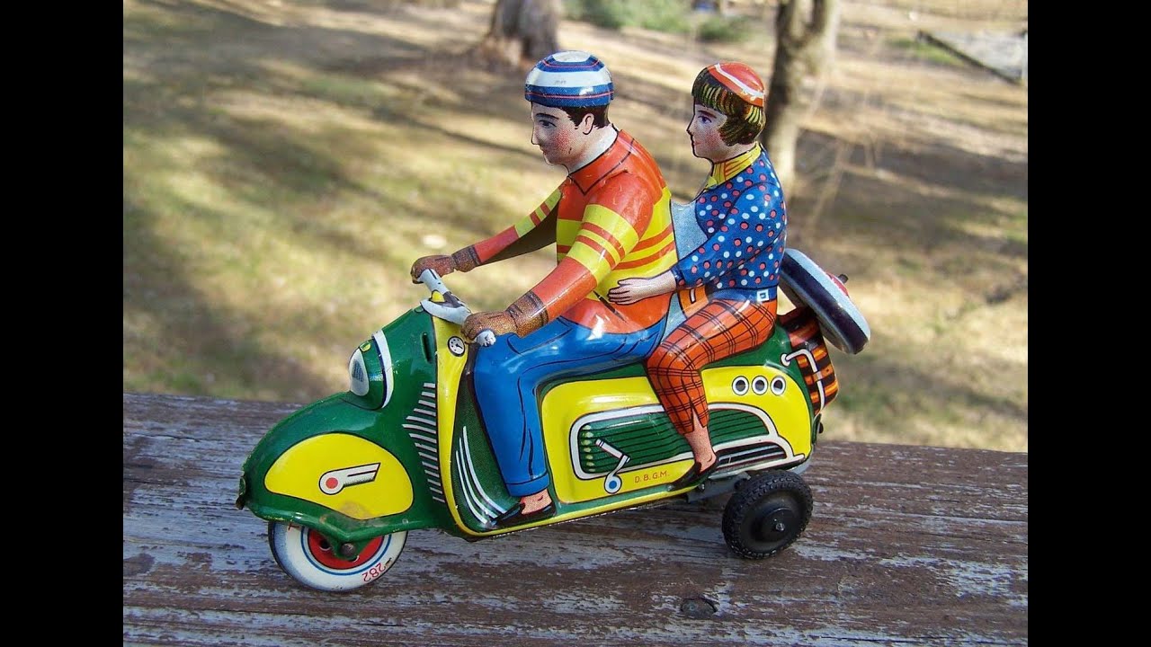 Vintage Tin Toys - Motorcycles