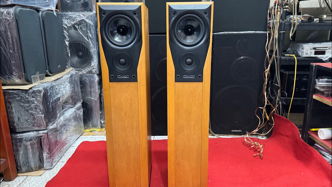 (ĐÃ BÁN)LOA ANH MISSION 782 VỚI 1 BASS 14+1 BASS 16 BASS CHẮC TREBLE TƠI/GIÁ:5TR5/ĐT:0793753369THẢO