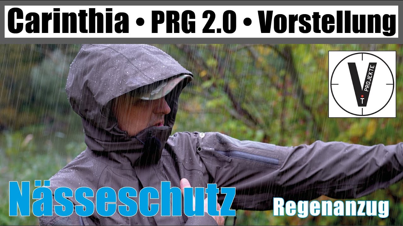 Carinthia PRG 2.0 • Nässeschutz • Regenanzug • Goretex Regenjacke Regenhose • Vorstellung und Test