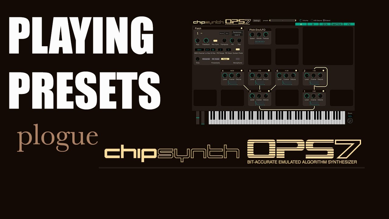 PLOGUE OPS7 - Let's Hear What the Factory Presets Sound Like