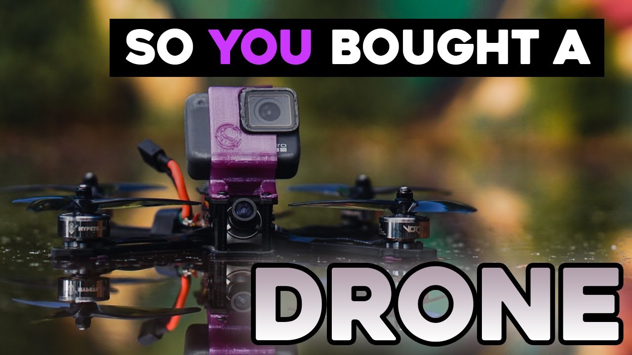 So, you bought a FPV Drone! [unboxing, set up, how to test fly]