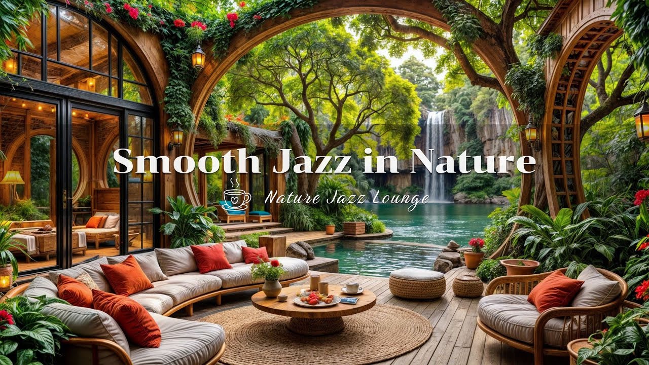🎷🌿 Nature Jazz Lounge by the Lake | Smooth Jazz for Relaxation, Focus & Cozy Evenings