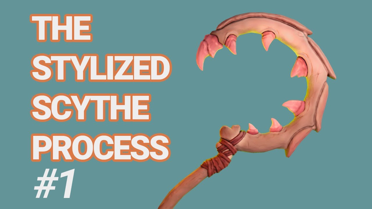 THE  STYLIZED    SCYTHE PROCESS - Sculpt part 1
