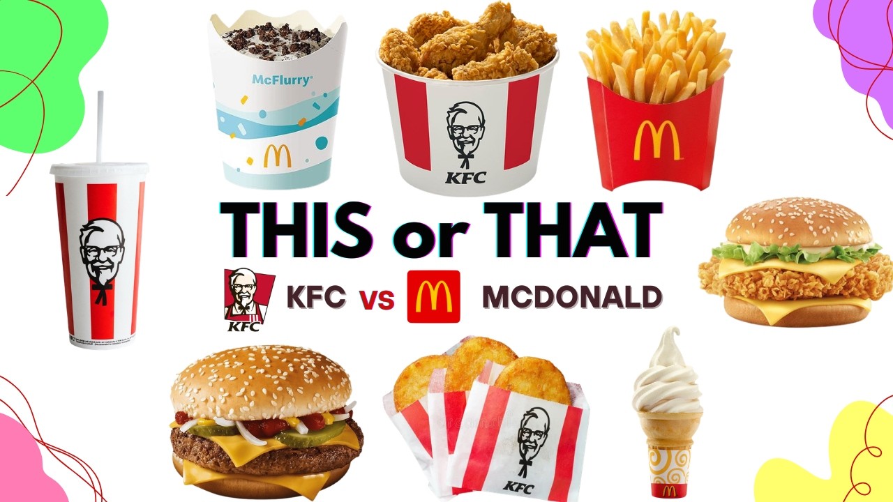 KFC vs McDonald: Ultimate food challenge| This or That🍗🍔