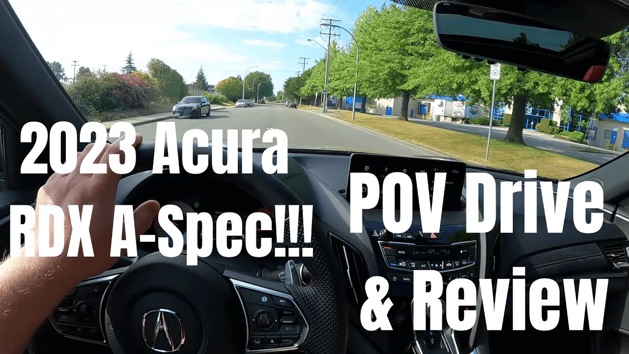 Acura RDX A-Spec 2023 года — неподвластная времени красавица — тест-драйв и обзор от первого лица